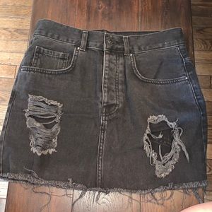 Women’s Forever 21 Black Jean Skirt